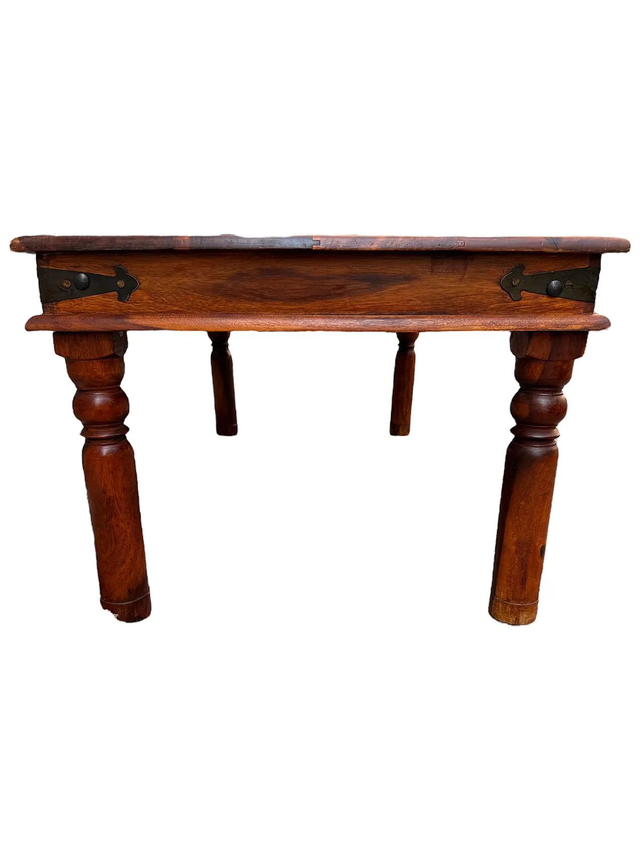 Ethnic teak table, 70s 6