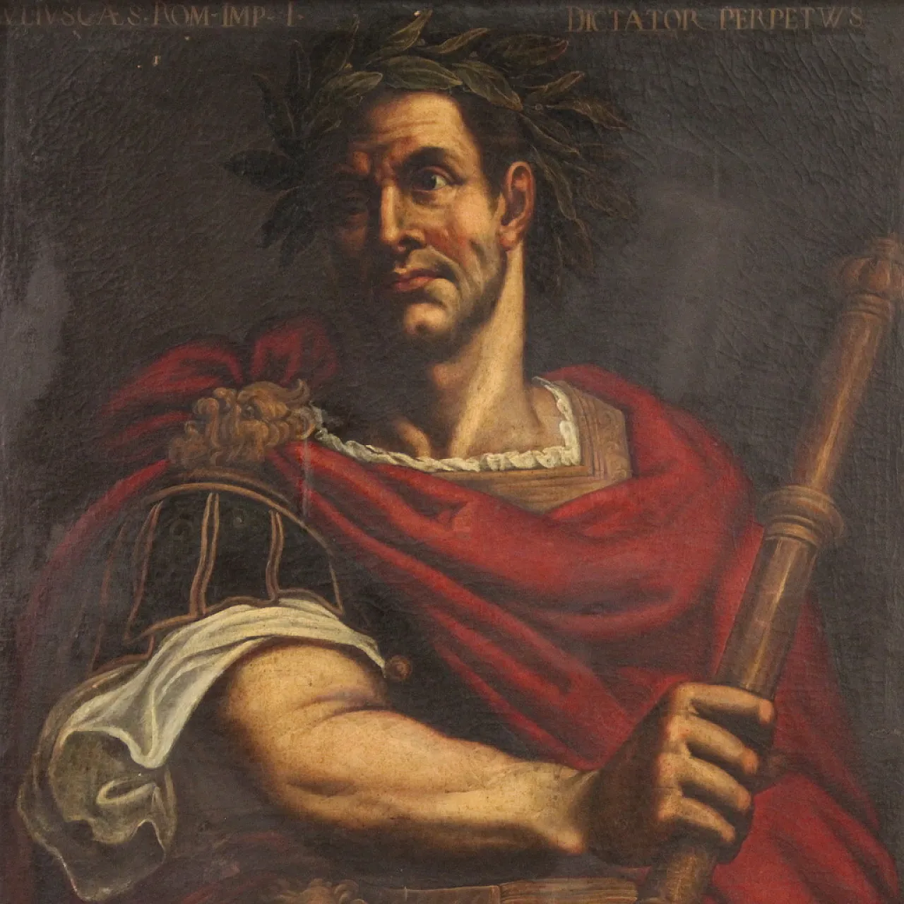 Portrait of Julius Caesar, oil on canvas, 17th century 6
