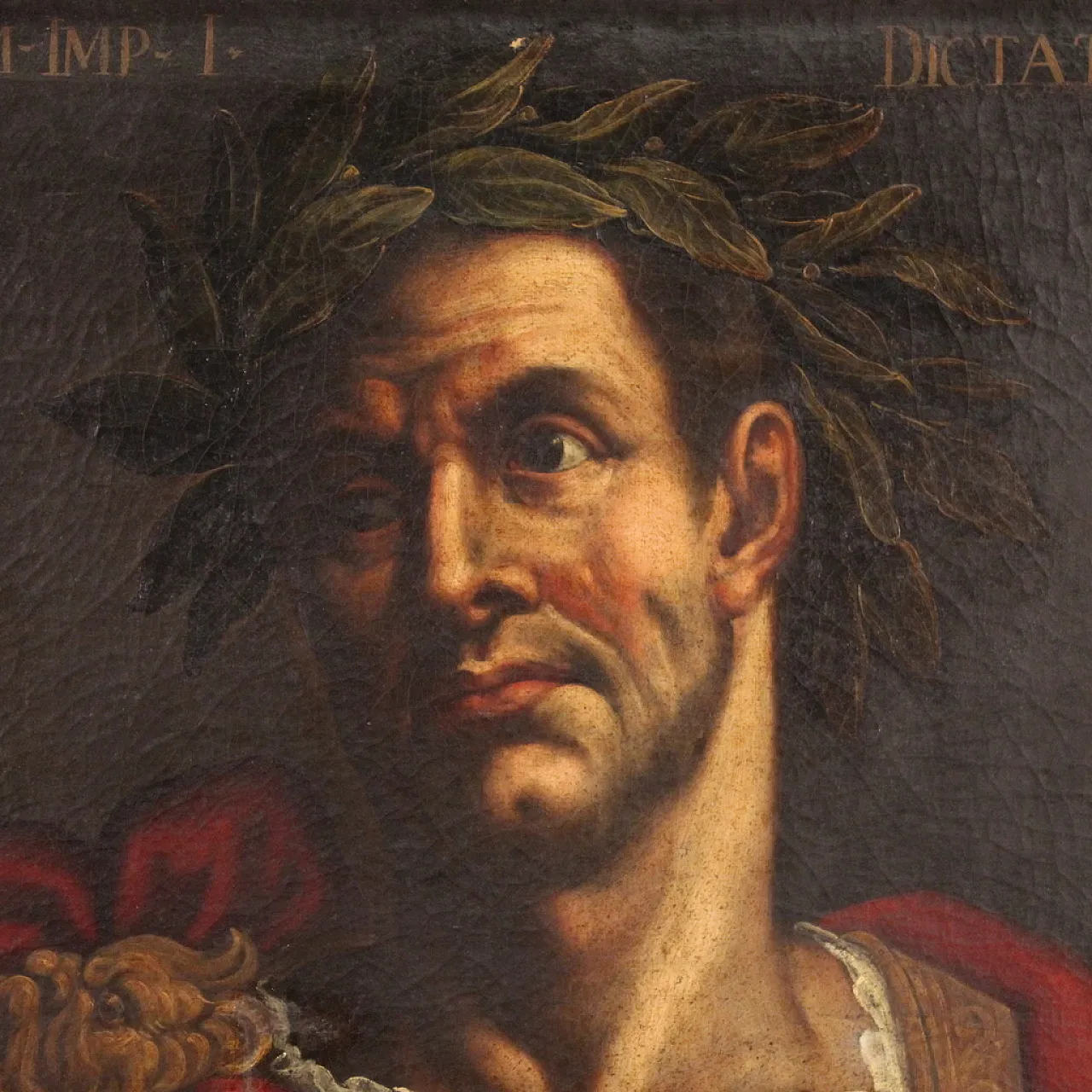 Portrait of Julius Caesar, oil on canvas, 17th century 8