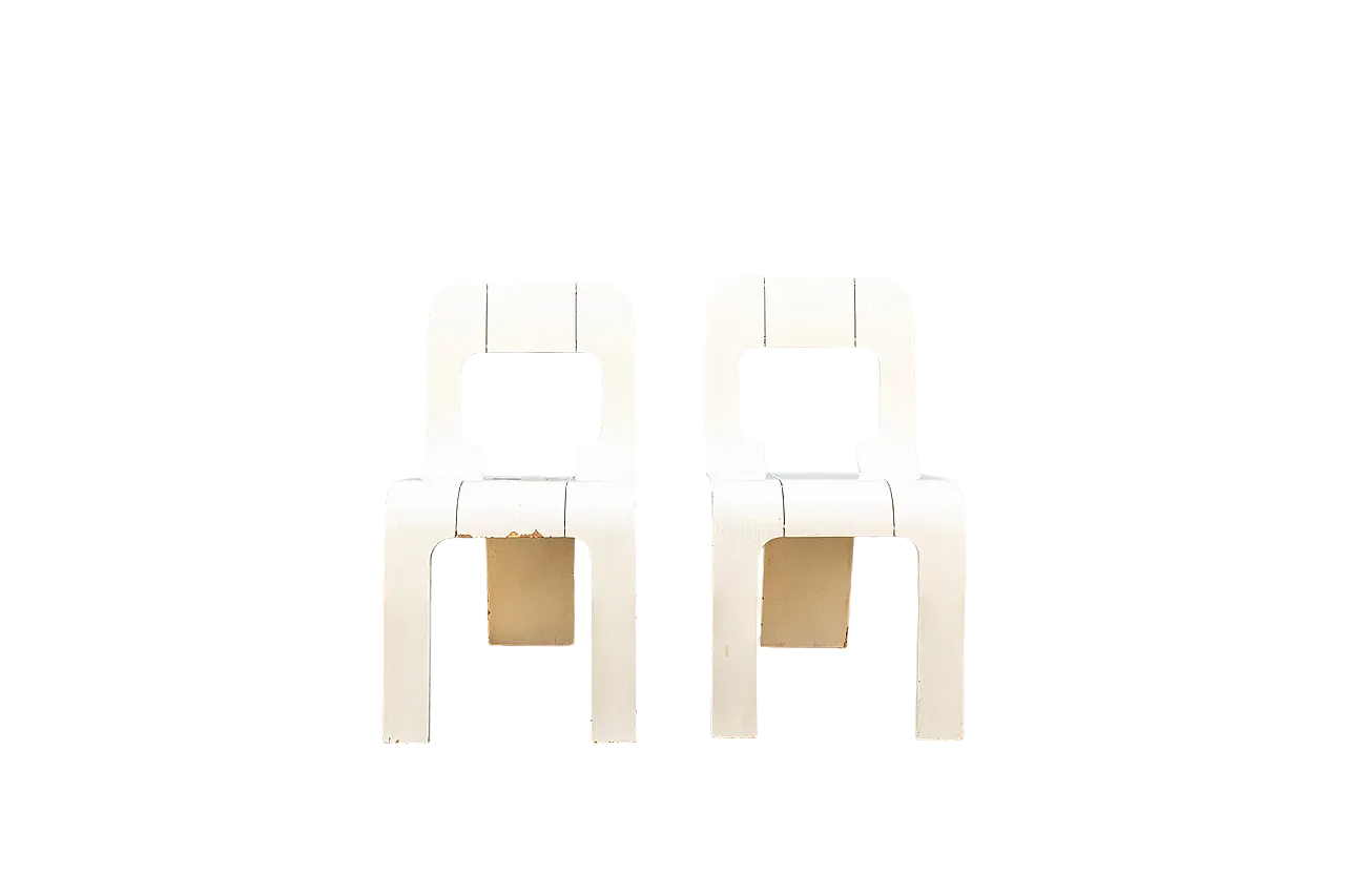 Pair of Esse dining chairs by Gigi Sabadin for Stilwood, 1970s 6