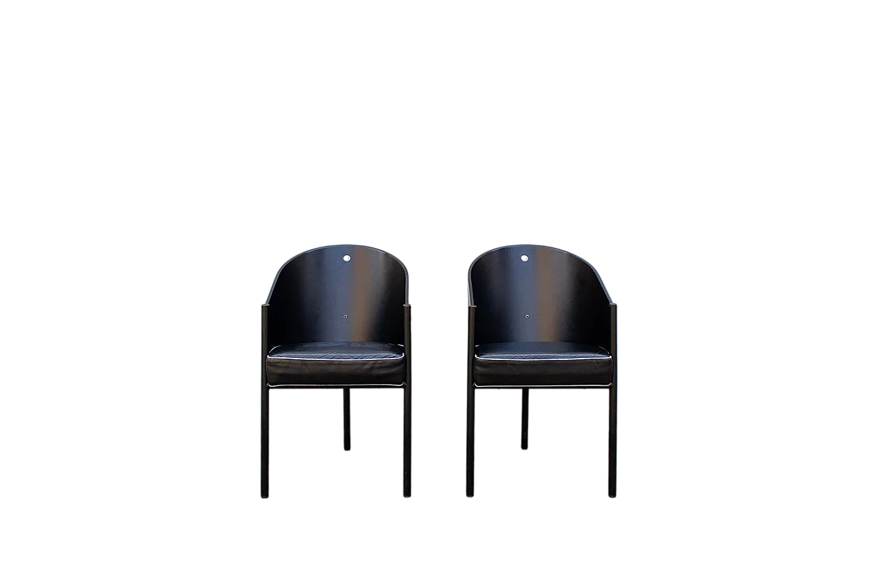 Coppia di sedie Costes di Philippe Starck per Driade, anni '80 6