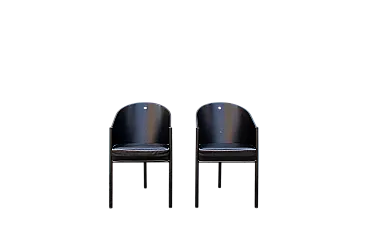 Coppia di sedie Costes di Philippe Starck per Driade, anni '80