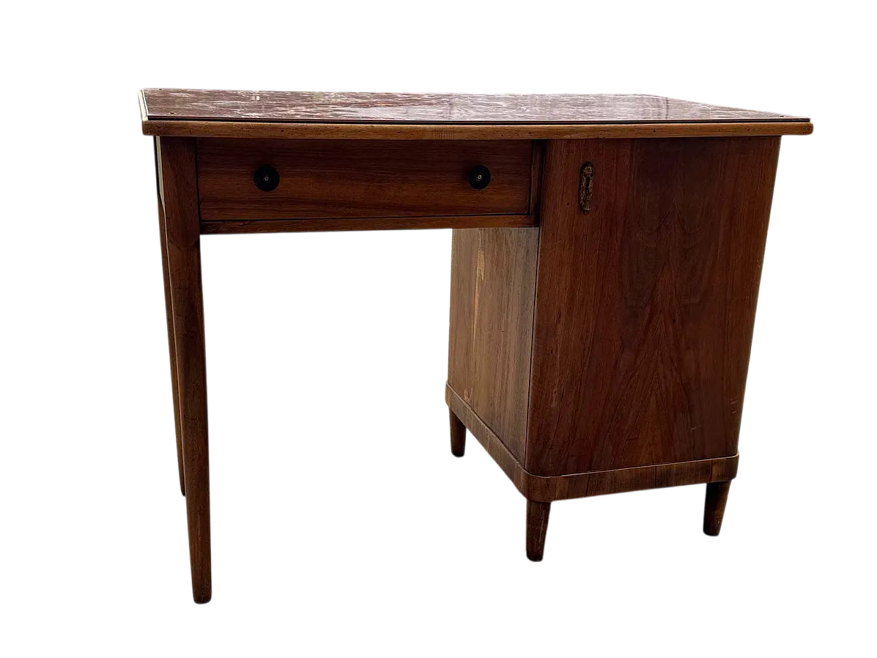 Art Deco walnut desk, 1930s 7