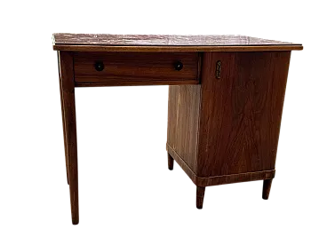 Art Deco walnut desk, 1930s