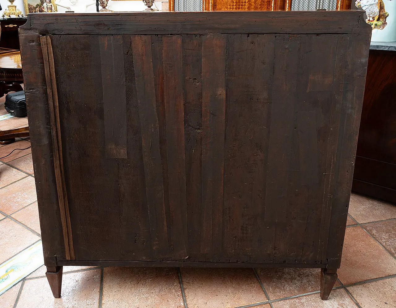 Louis XVI walnut veneer with inlays, 18th century 10
