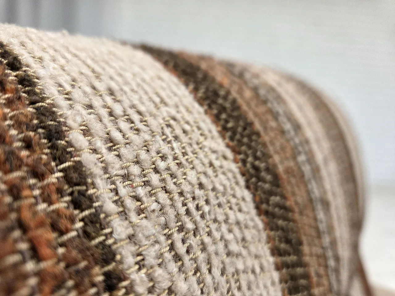 Danish club chair with original wool upholstery, 1970s 6