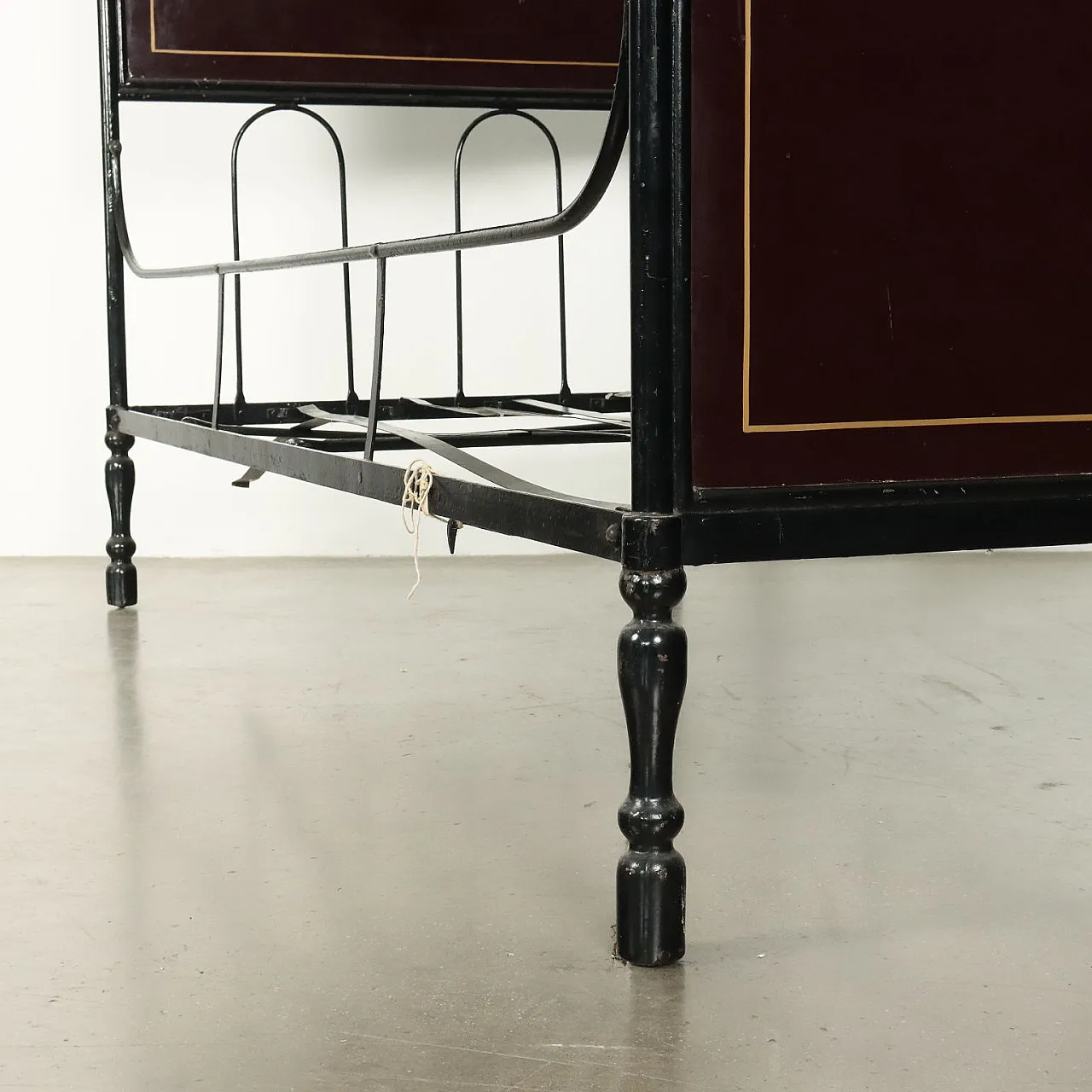 Letto in ferro battuto Umbertino, '800 4