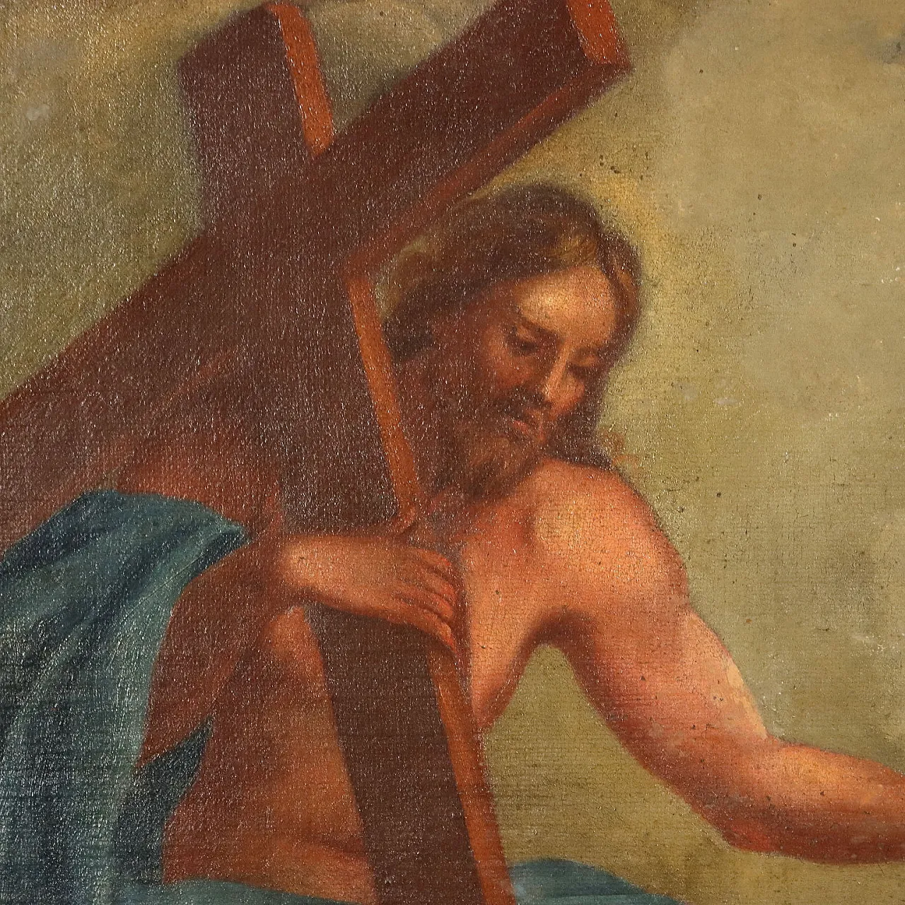 The coronation of the Virgin, oil on canvas, 17th century 5