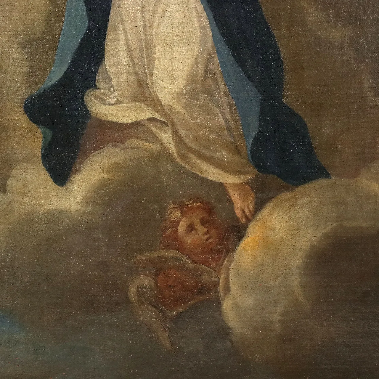 The coronation of the Virgin, oil on canvas, 17th century 7