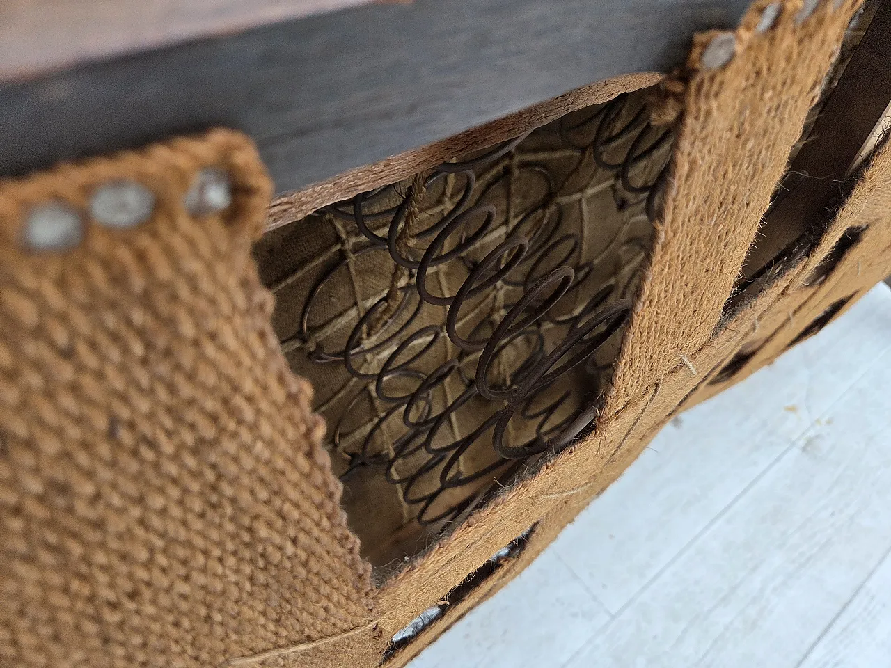 Danish 2-seater sofa in wool and oak, 1950s 21