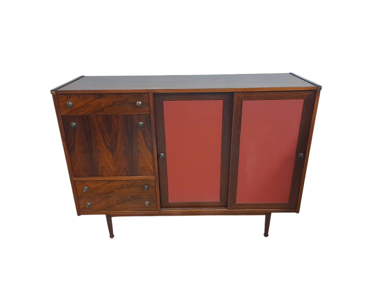 SIdeboard  Nordic Scandinavian design in Rosewood, 60s 5