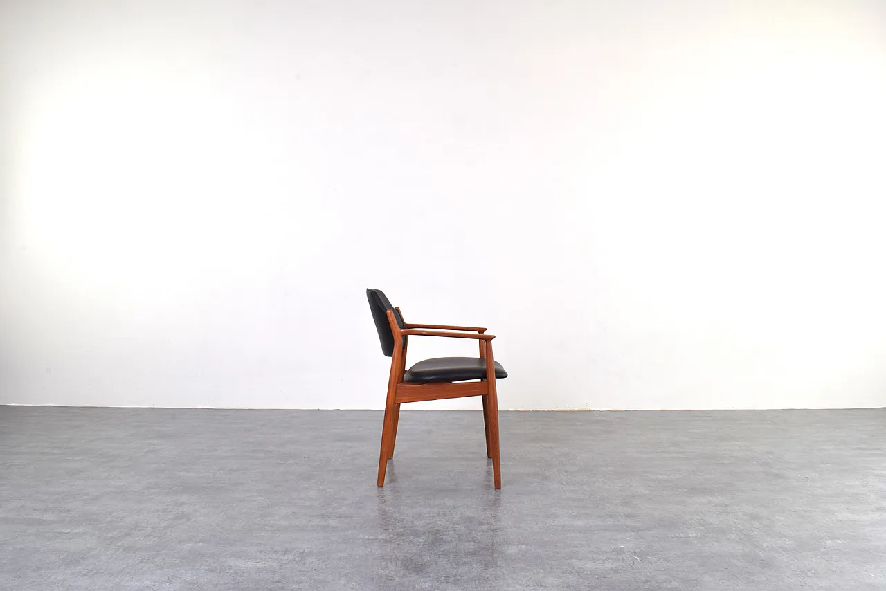 Danish teak chair model 62a by Arne Vodder for Sibast, 1960s 3