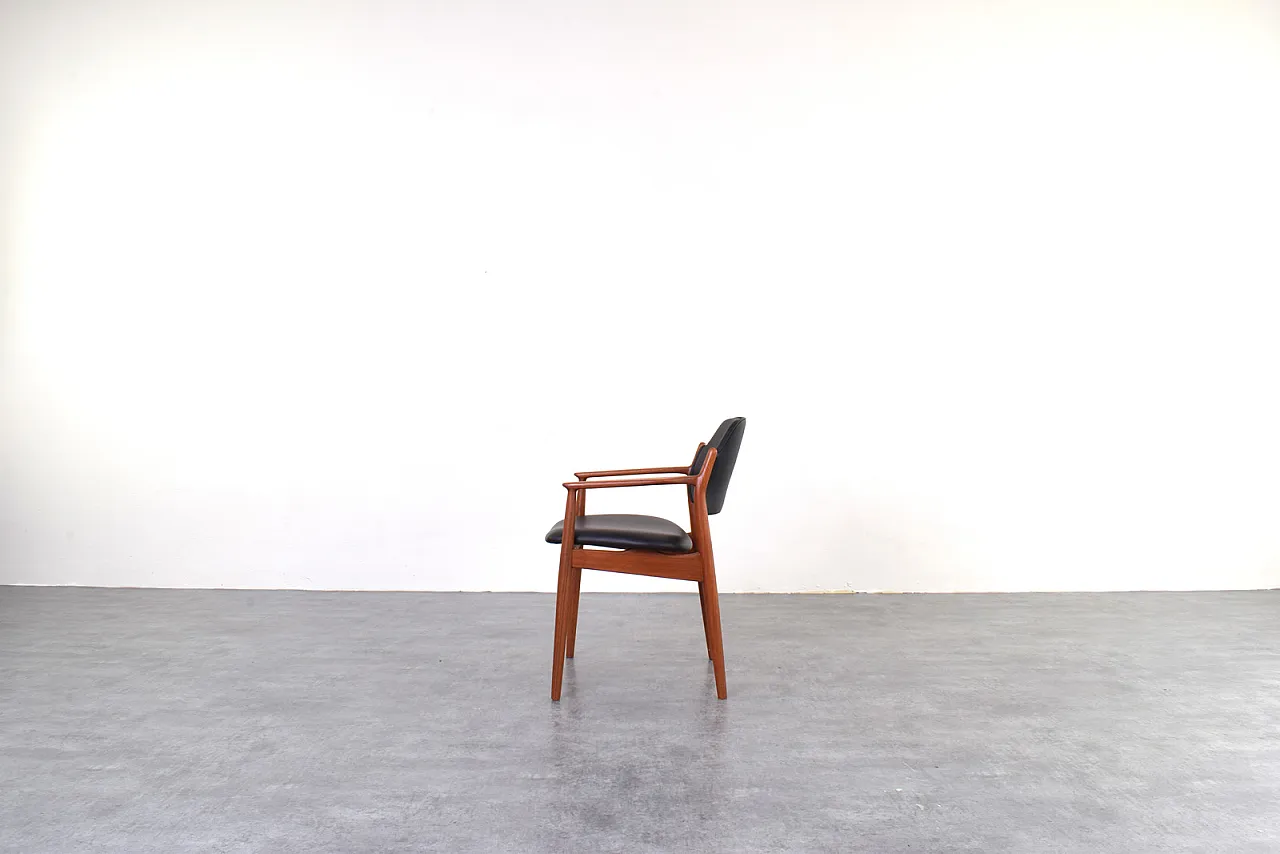 Danish teak chair model 62a by Arne Vodder for Sibast, 1960s 4