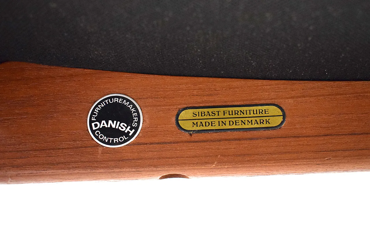 Danish teak chair model 62a by Arne Vodder for Sibast, 1960s 12