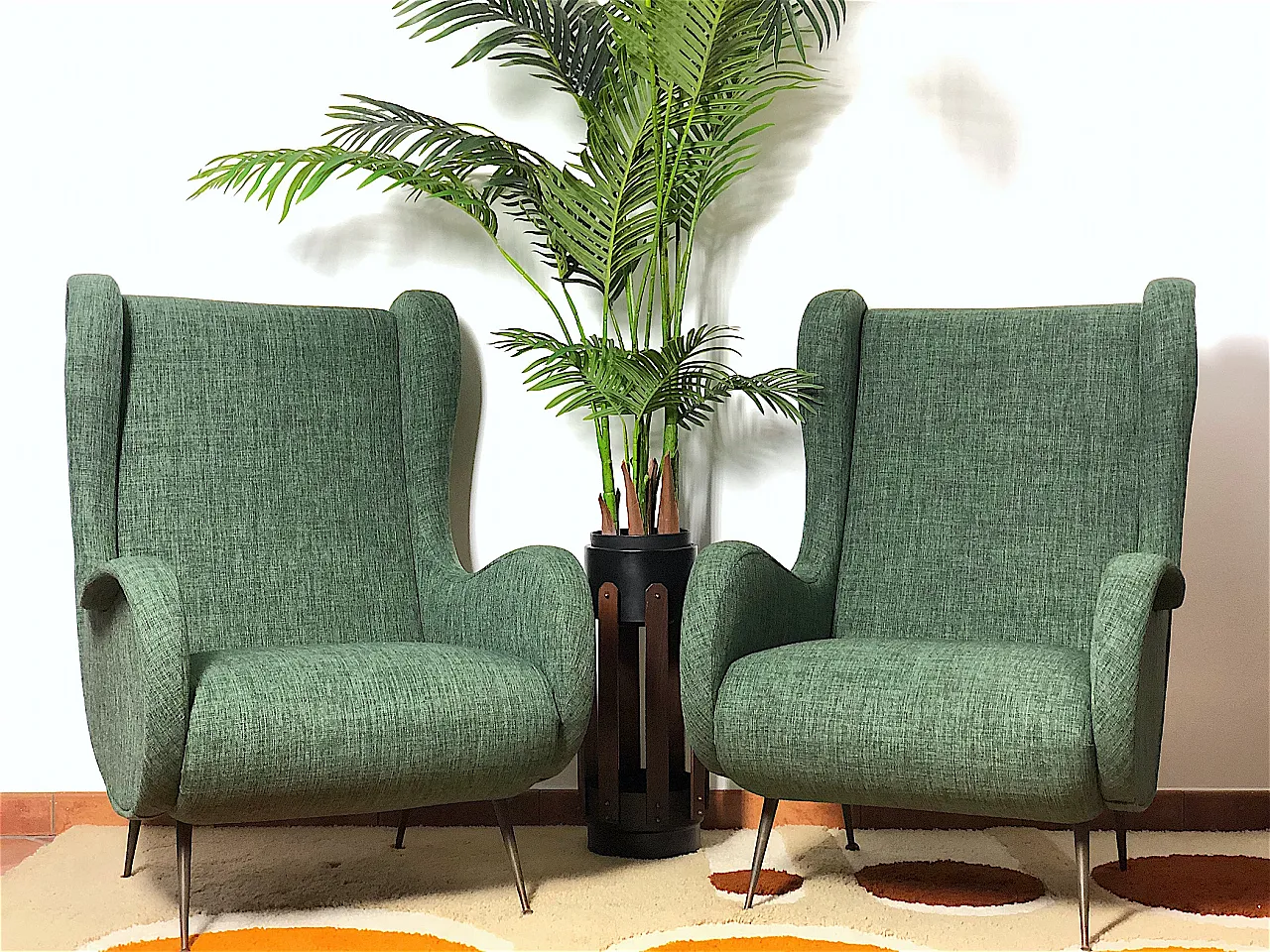 Pair of armchairs Senior attributed to Marco Zanuso, 1950s 1