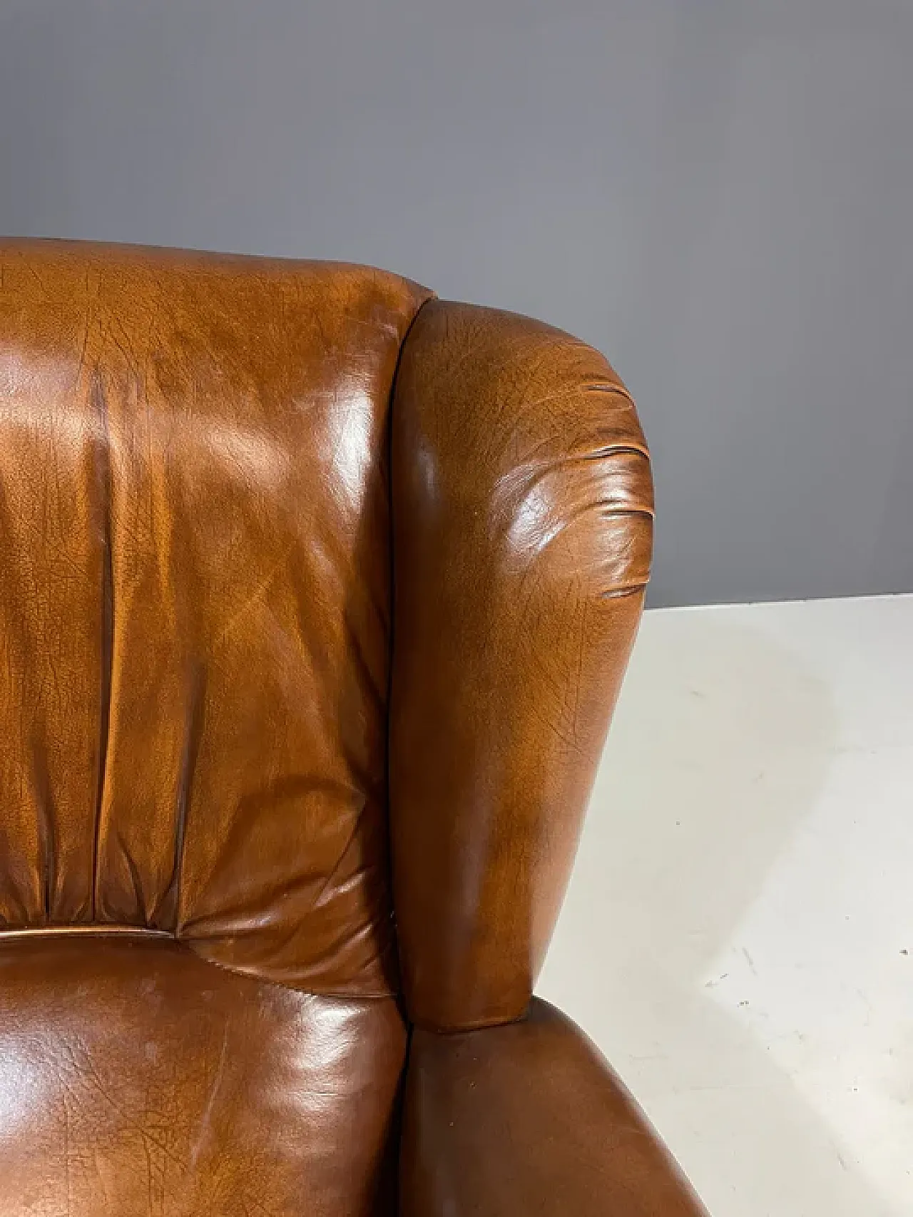 Pair of Art Deco leather club chairs, 1930s 13