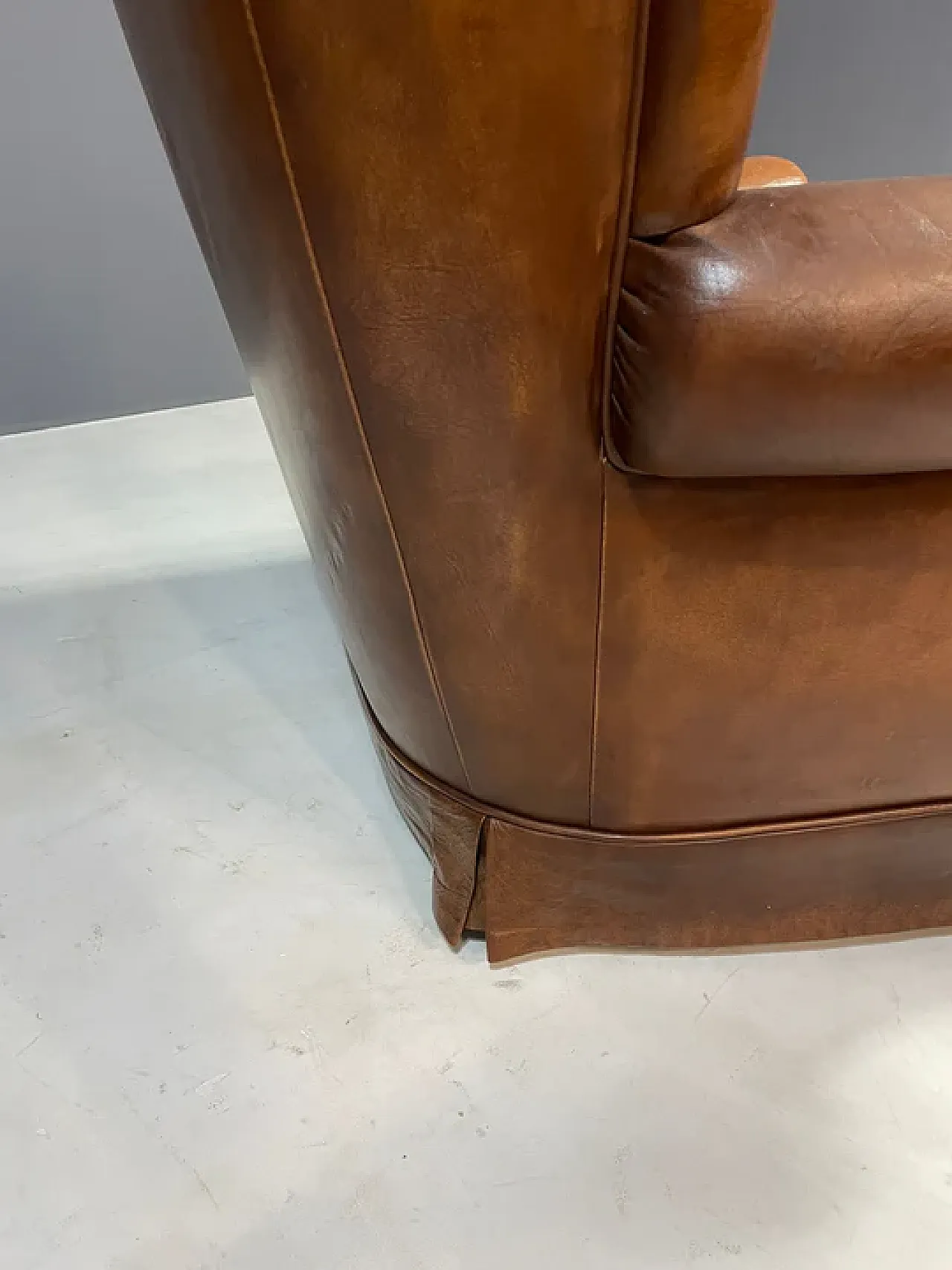 Pair of Art Deco leather club chairs, 1930s 21