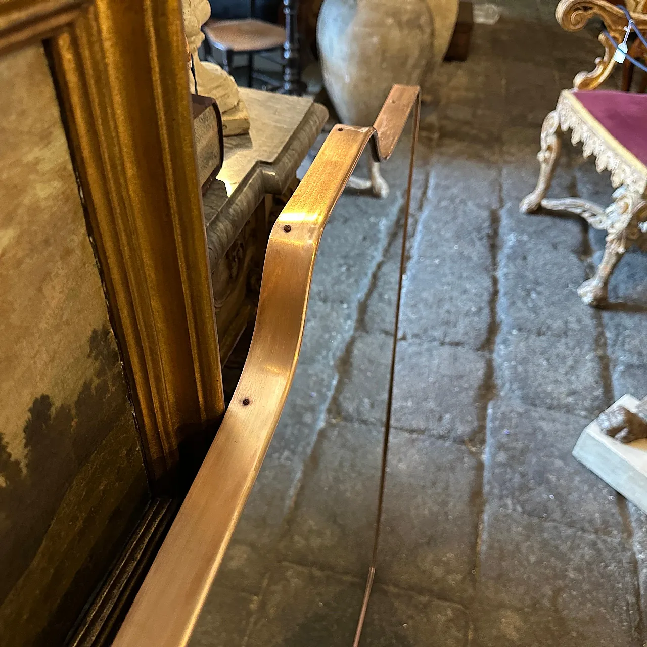Wall mirror in shield shape by Gio Ponti, 1950s 16
