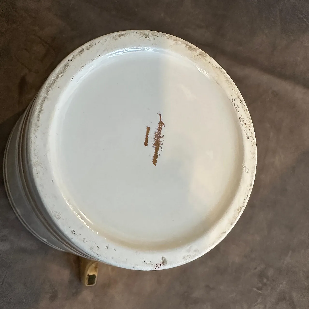 Ceramic champagne cooler by Sarreguemines, 1930s 4