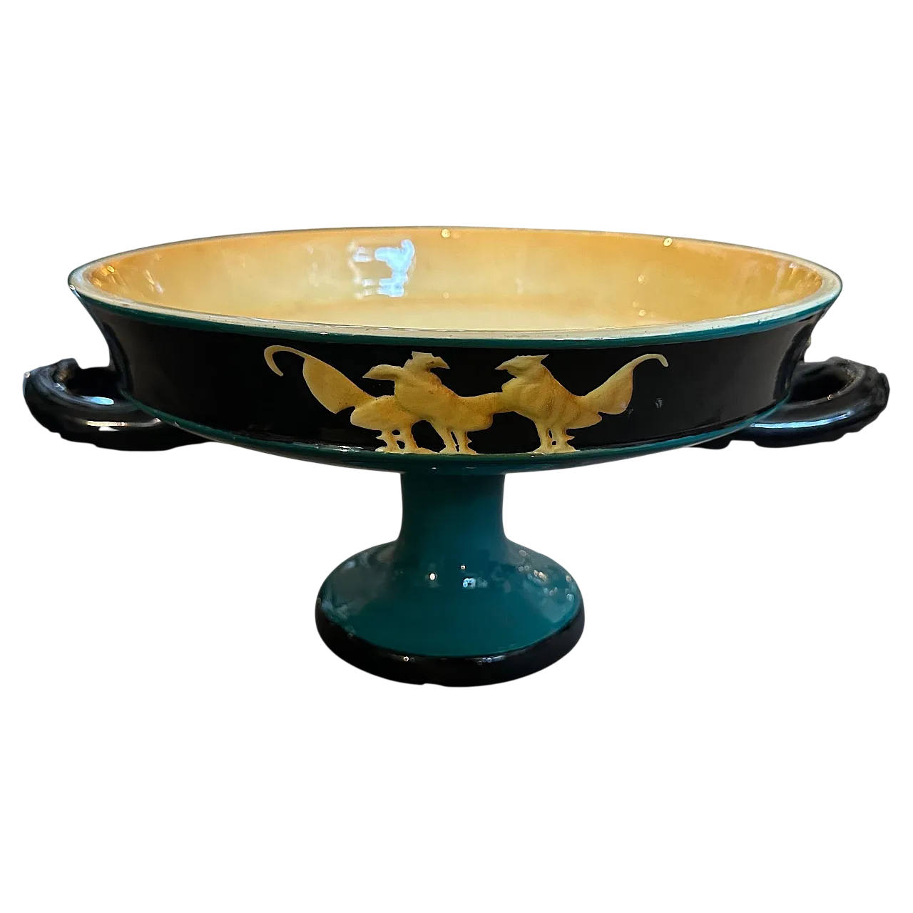 Art Deco Gio Ponti style ceramic centrepiece by Vibi, 1930s 15