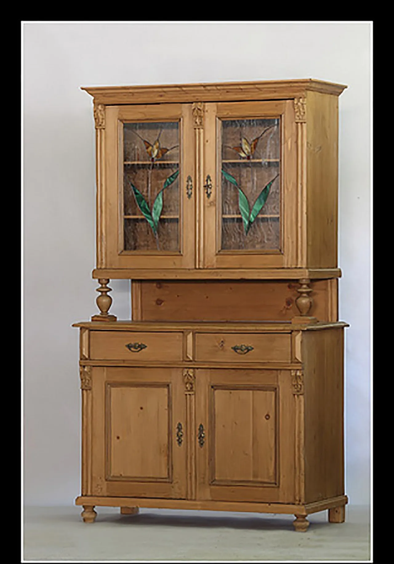 Credenza buffet in legno di pino, anni '20 4