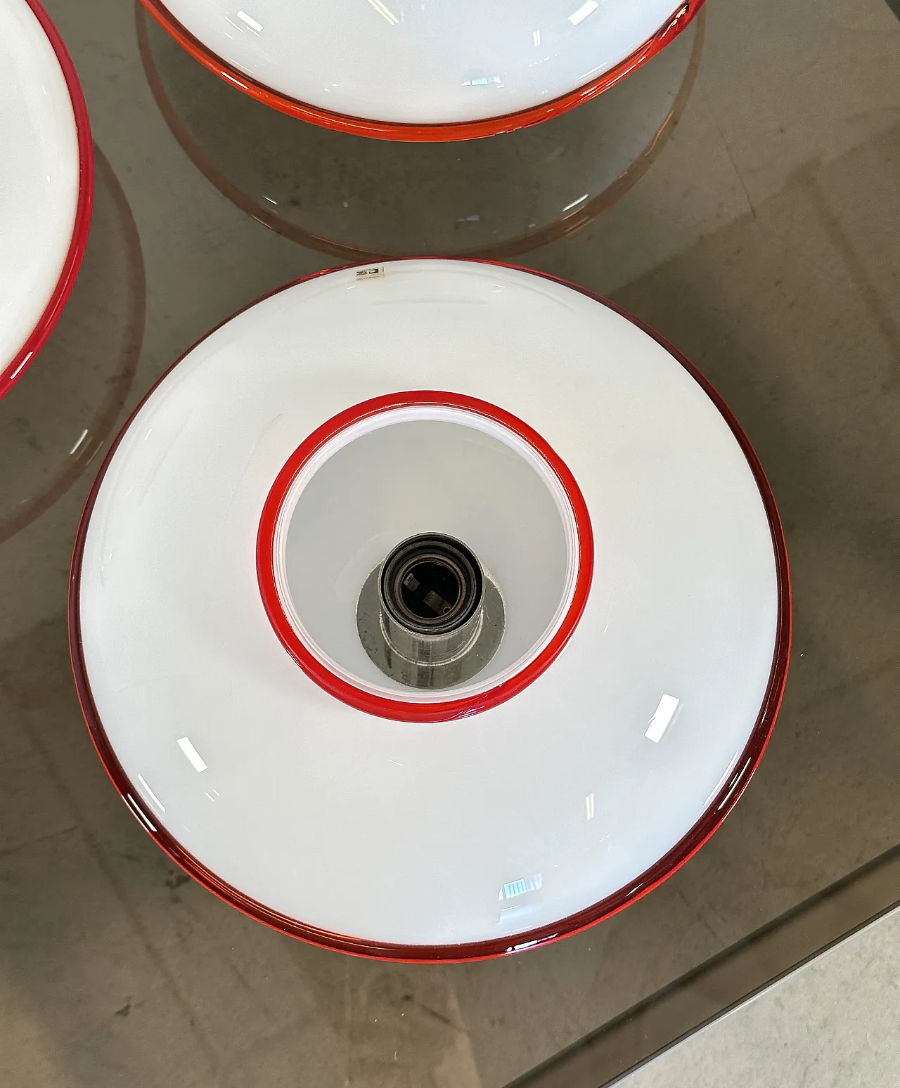 3 Ceiling lights in Murano glass by brothers Toso, 1970s 6