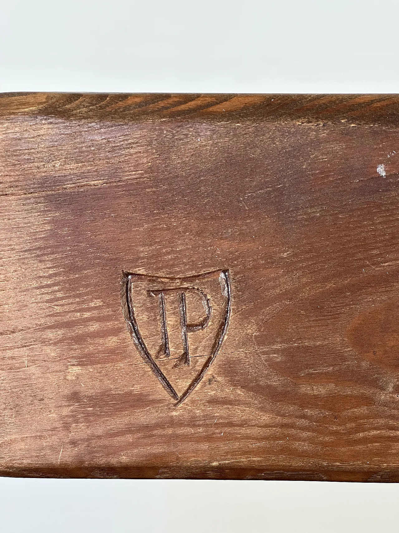 5 Dining chairs in oak wood in rustic style, 1970s 10