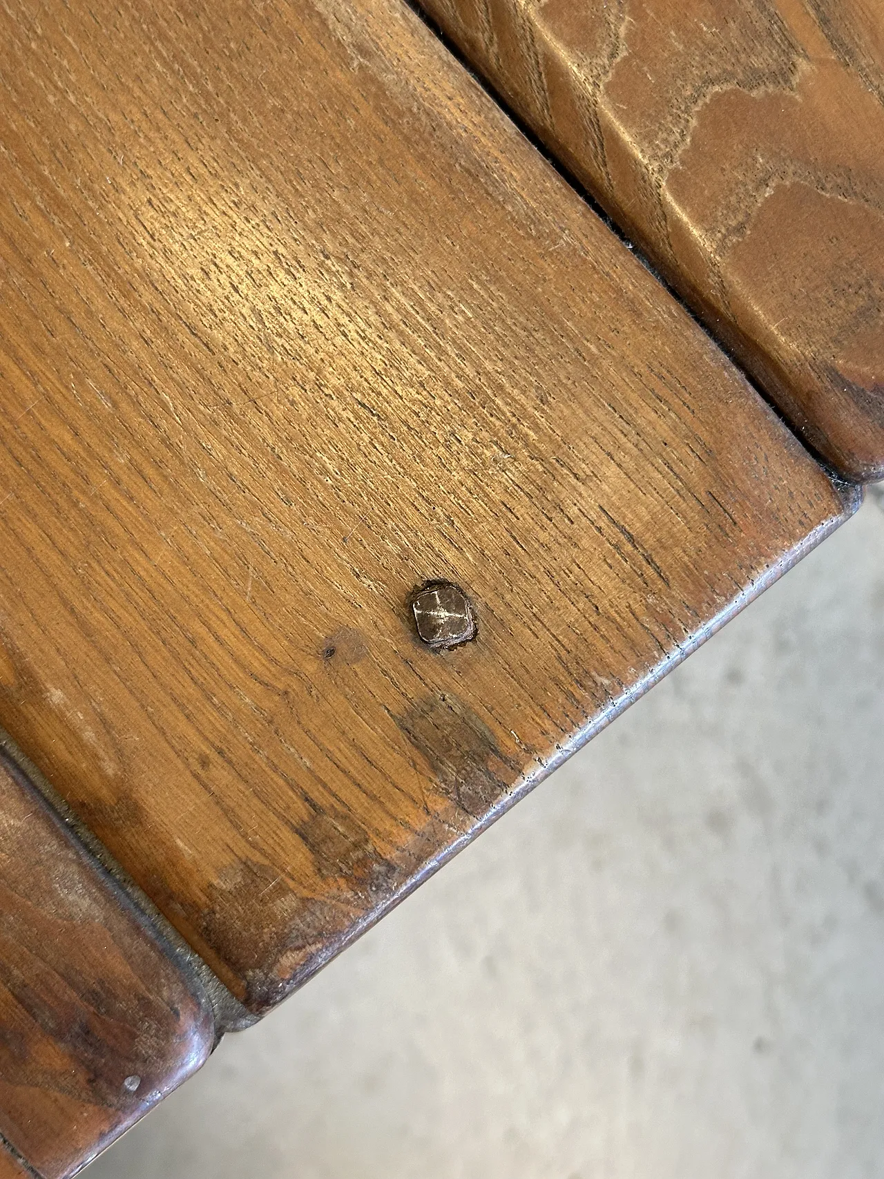 5 Dining chairs in oak wood in rustic style, 1970s 25