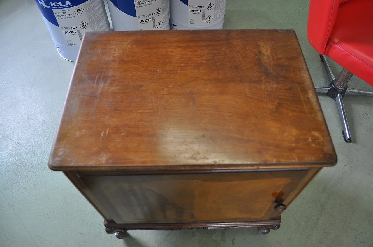 Mobiletto antico barocco, fine '800 3