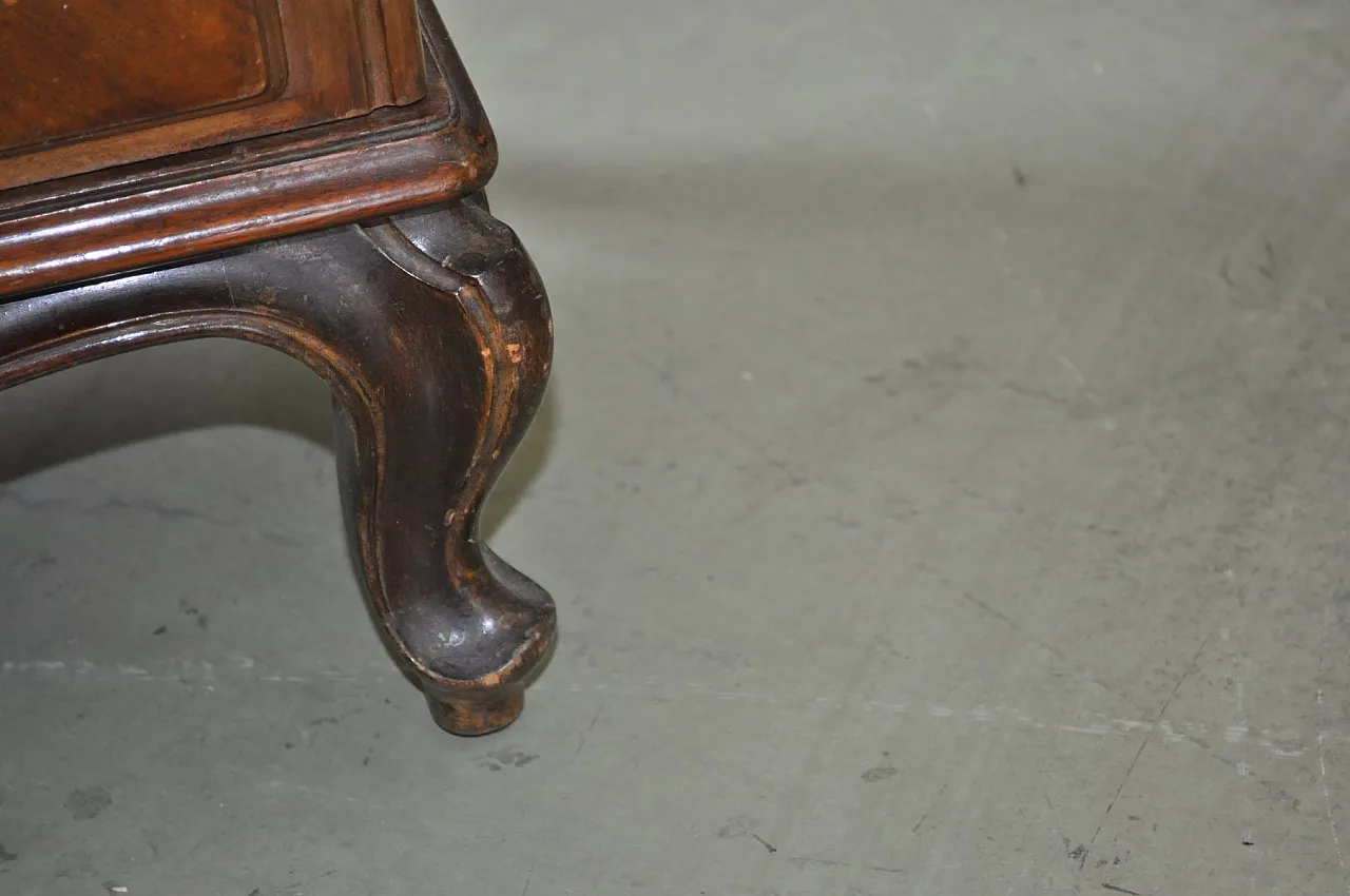 Mobiletto antico barocco, fine '800 9