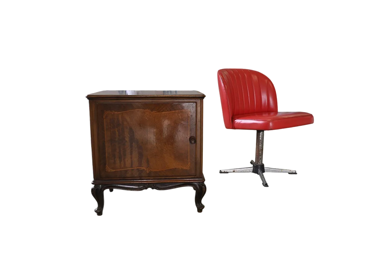 Mobiletto antico barocco, fine '800 10