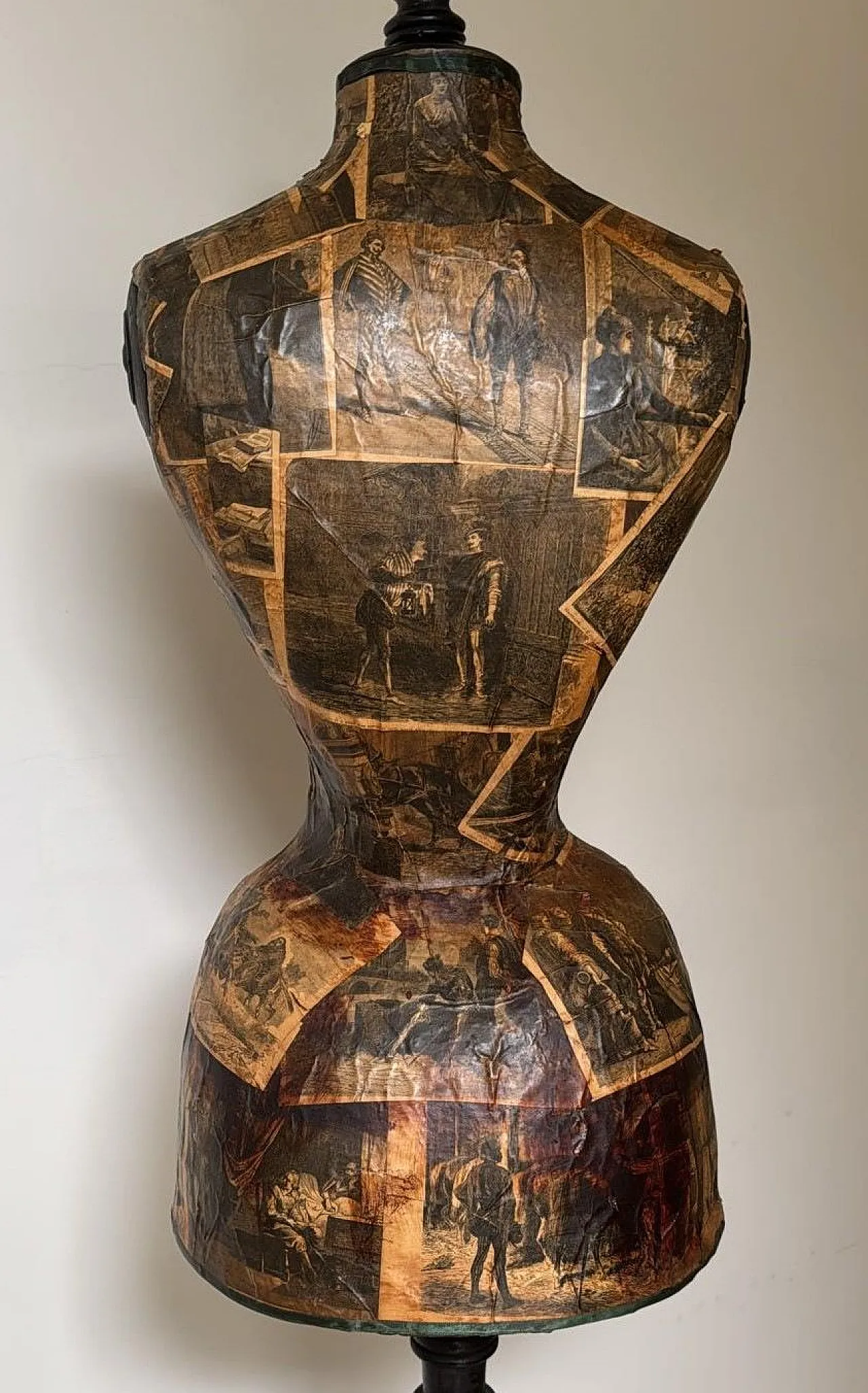 Napoleon III style wooden tailor's dummy, 19th century 9