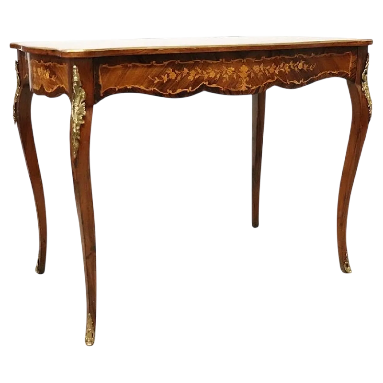 Piccolo scrittoio intarsiato, '900 12