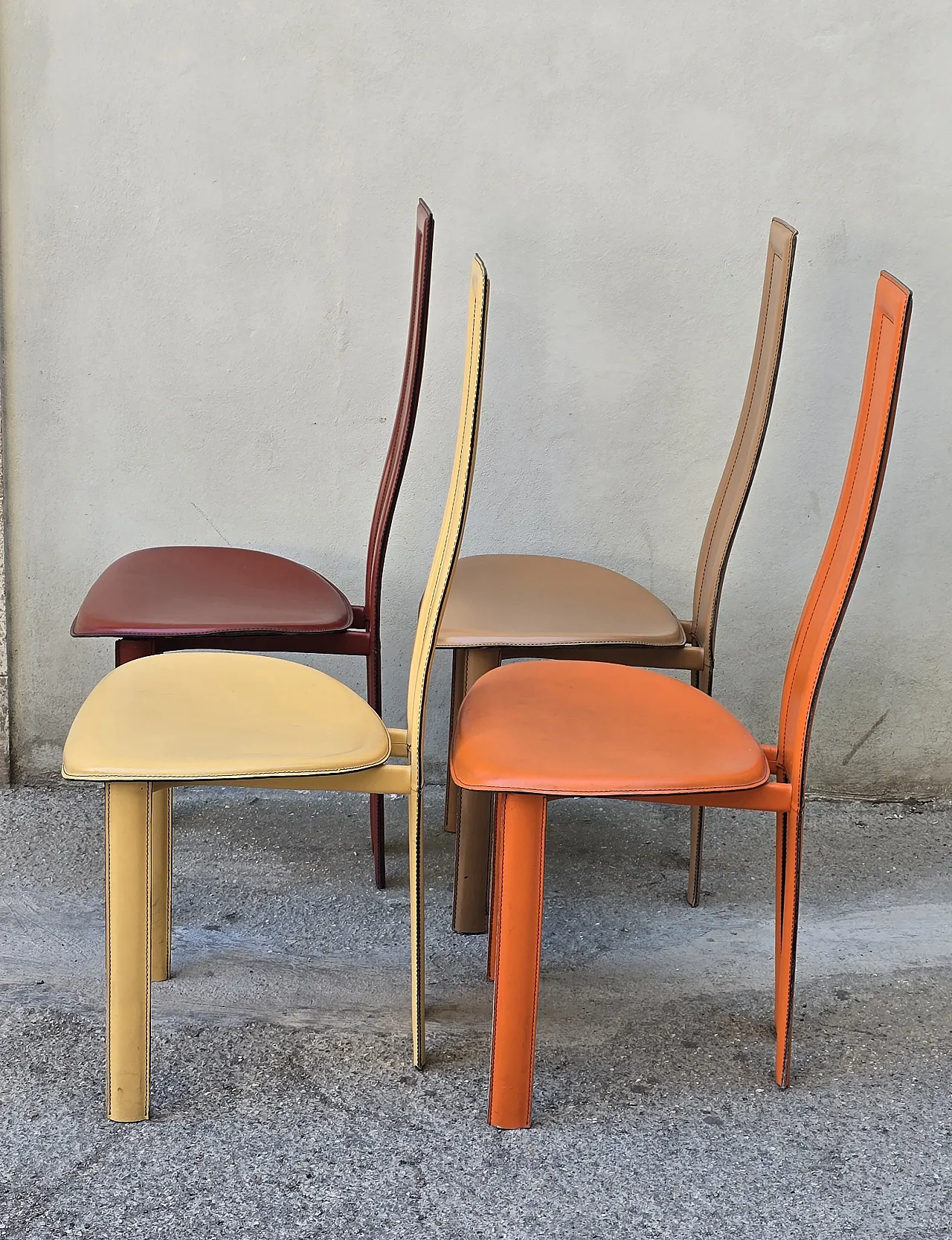 4 chairs by Cattelan Italia, 90s 2