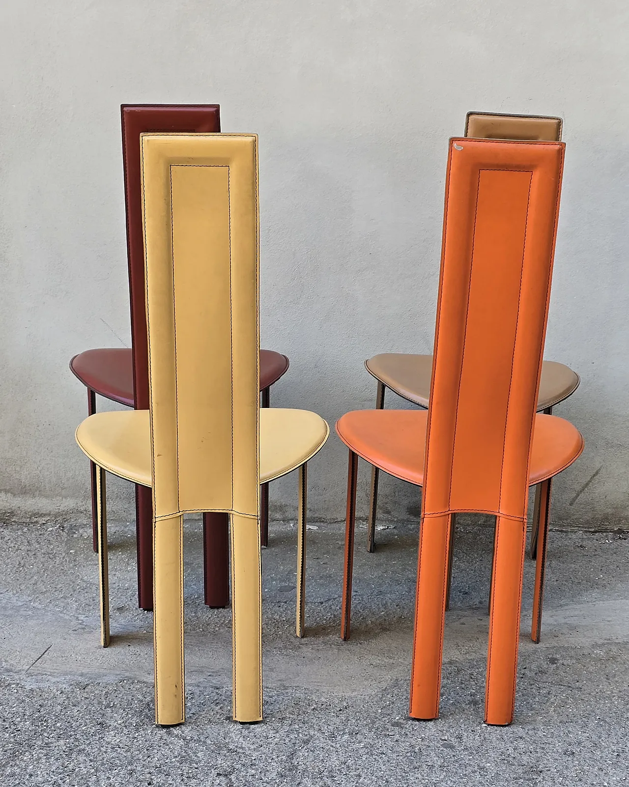 4 chairs by Cattelan Italia, 90s 3