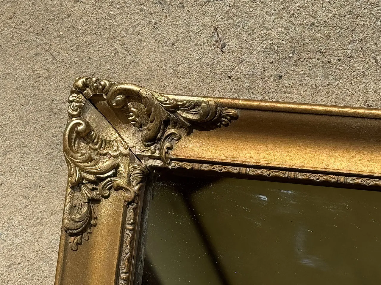 Specchio Biedermeier piccolo in legno, '800 4