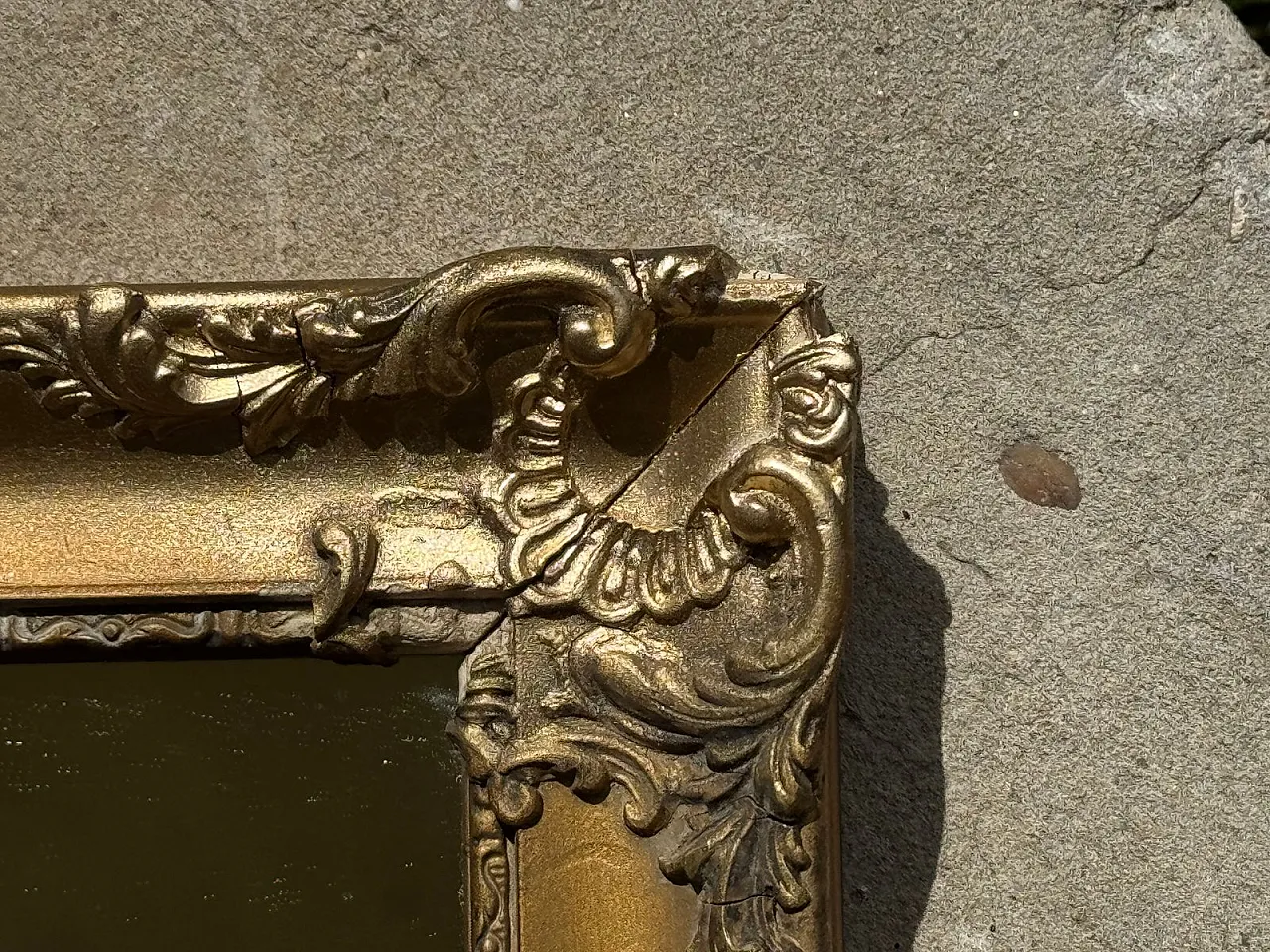 Specchio Biedermeier piccolo in legno, '800 5