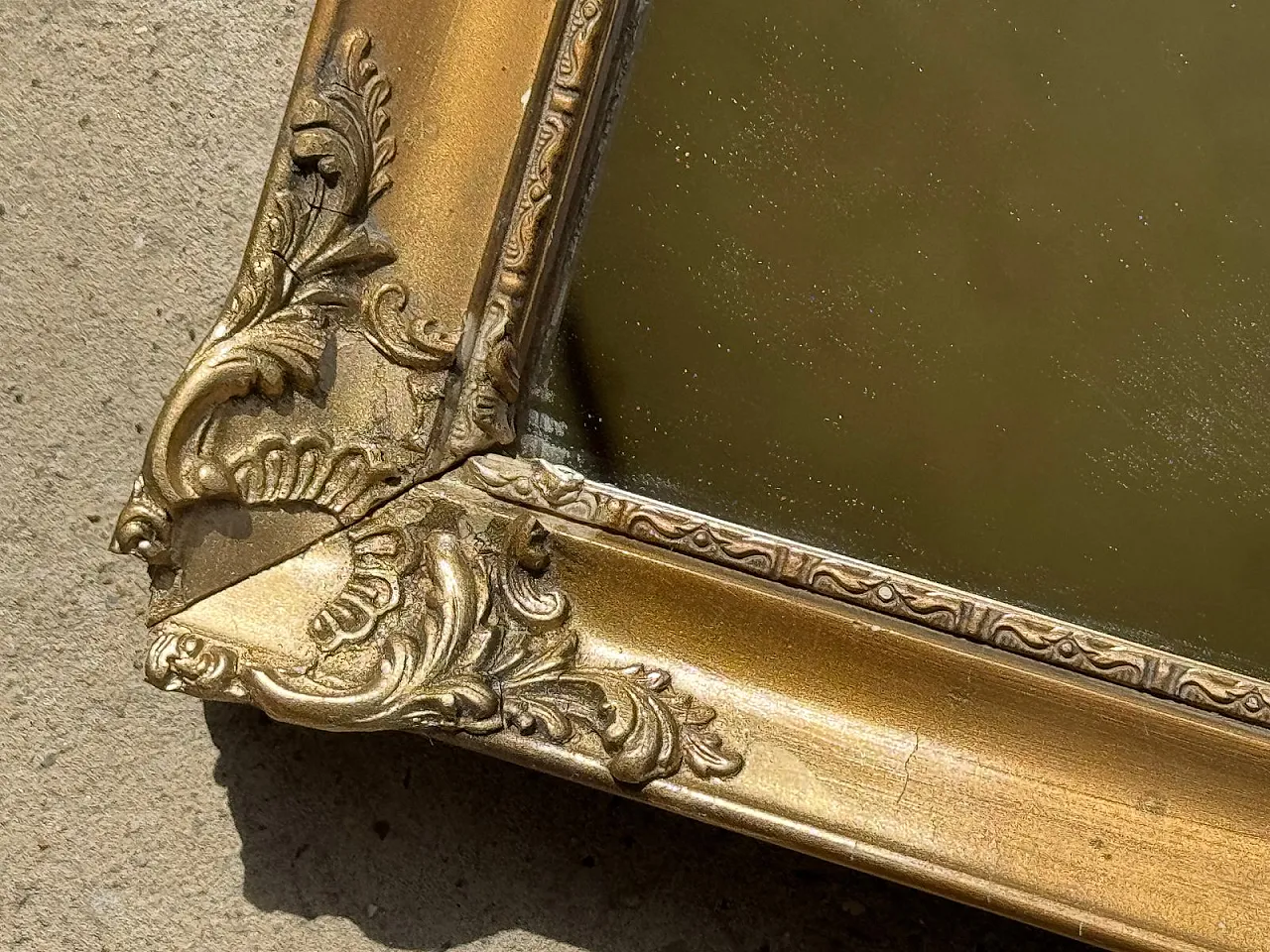 Specchio Biedermeier piccolo in legno, '800 7