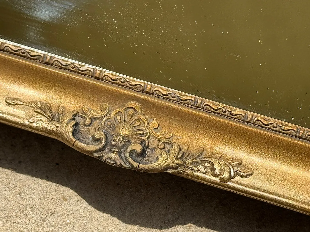 Specchio Biedermeier piccolo in legno, '800 8