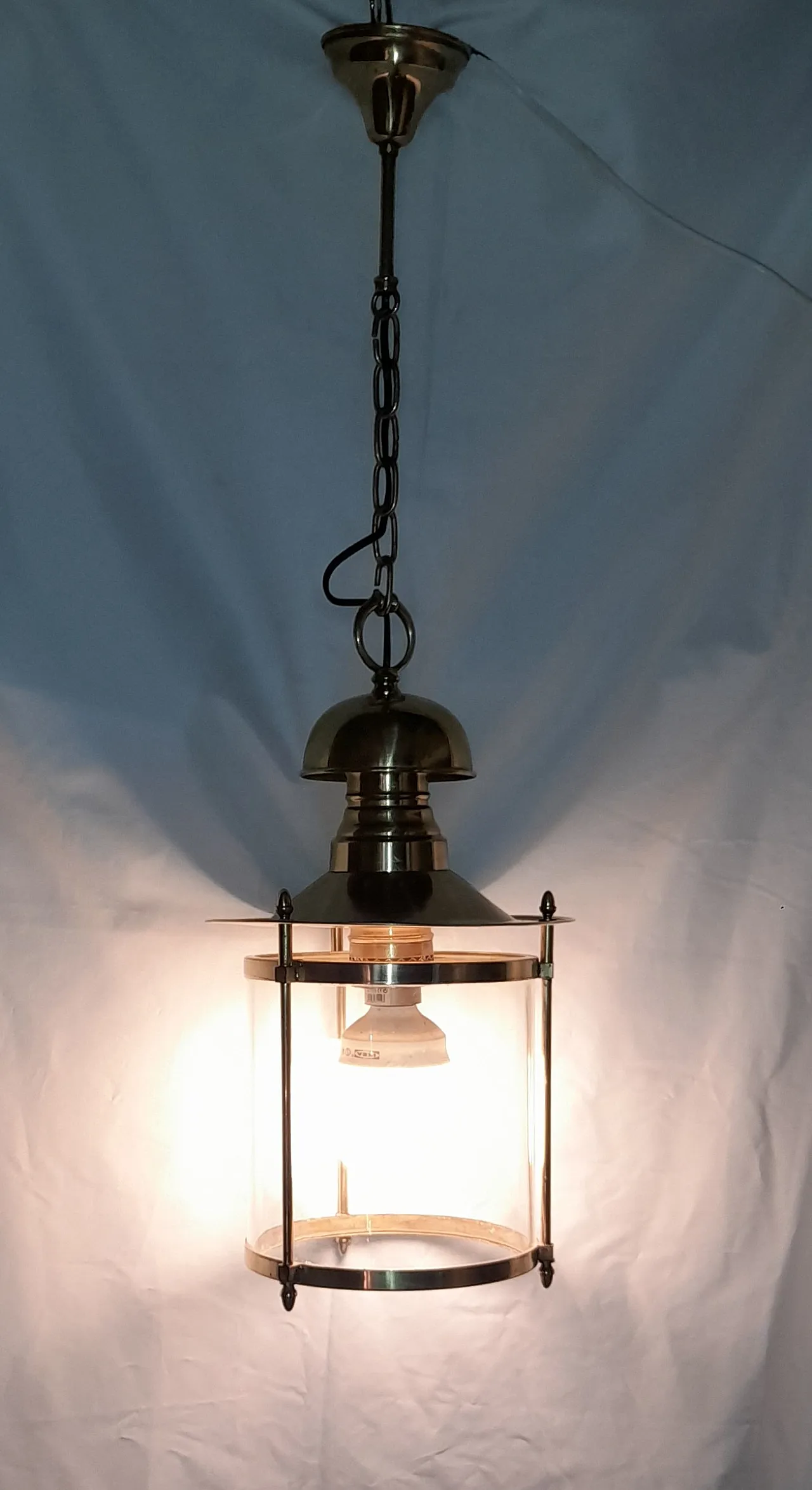 Pair of maritime style lamps, 70s 2