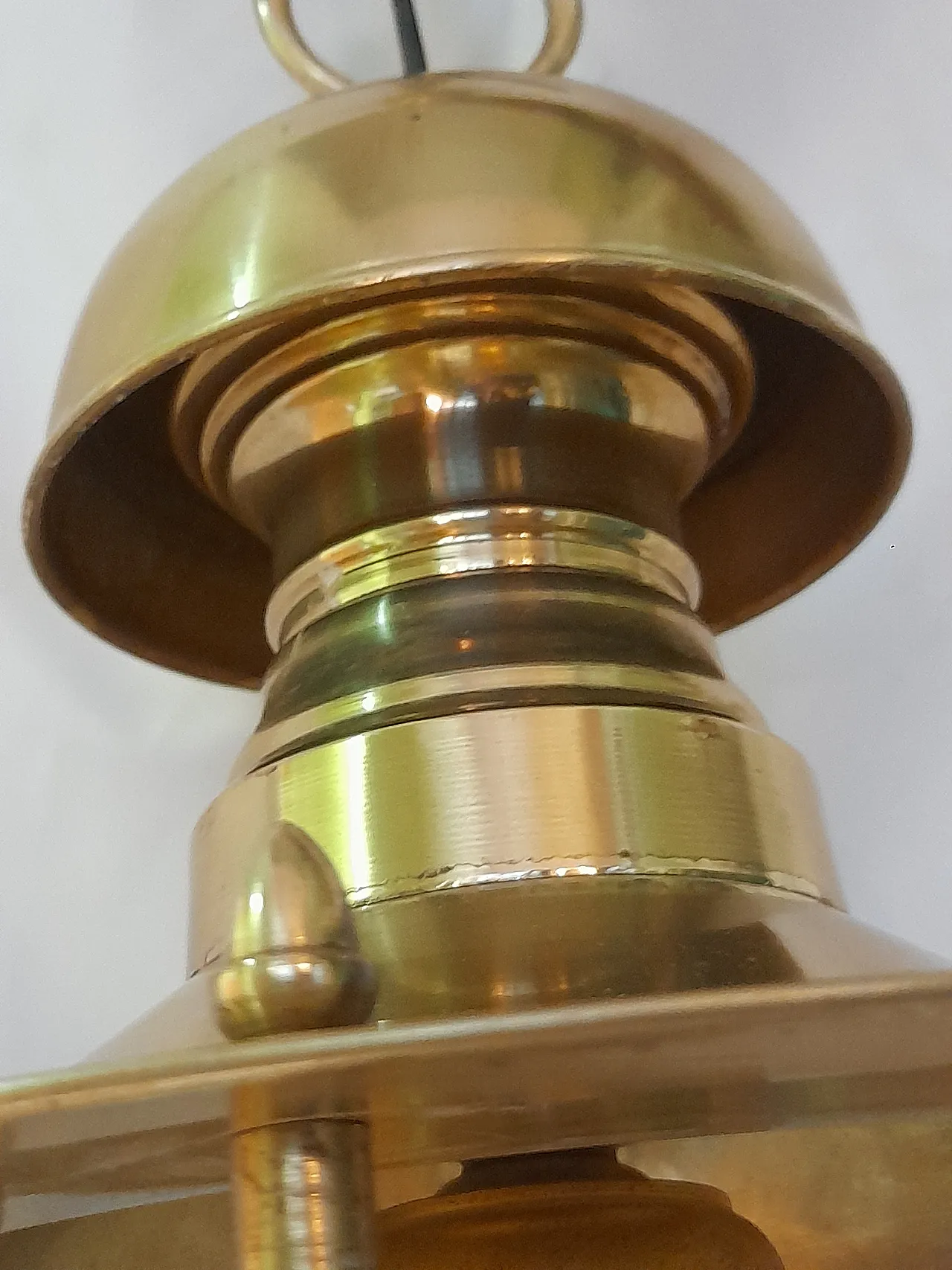 Pair of maritime style lamps, 70s 20