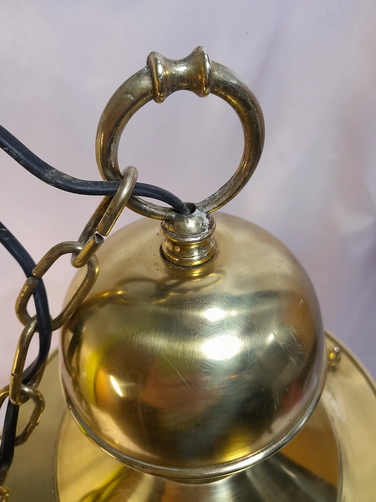 Pair of maritime style lamps, 70s 25