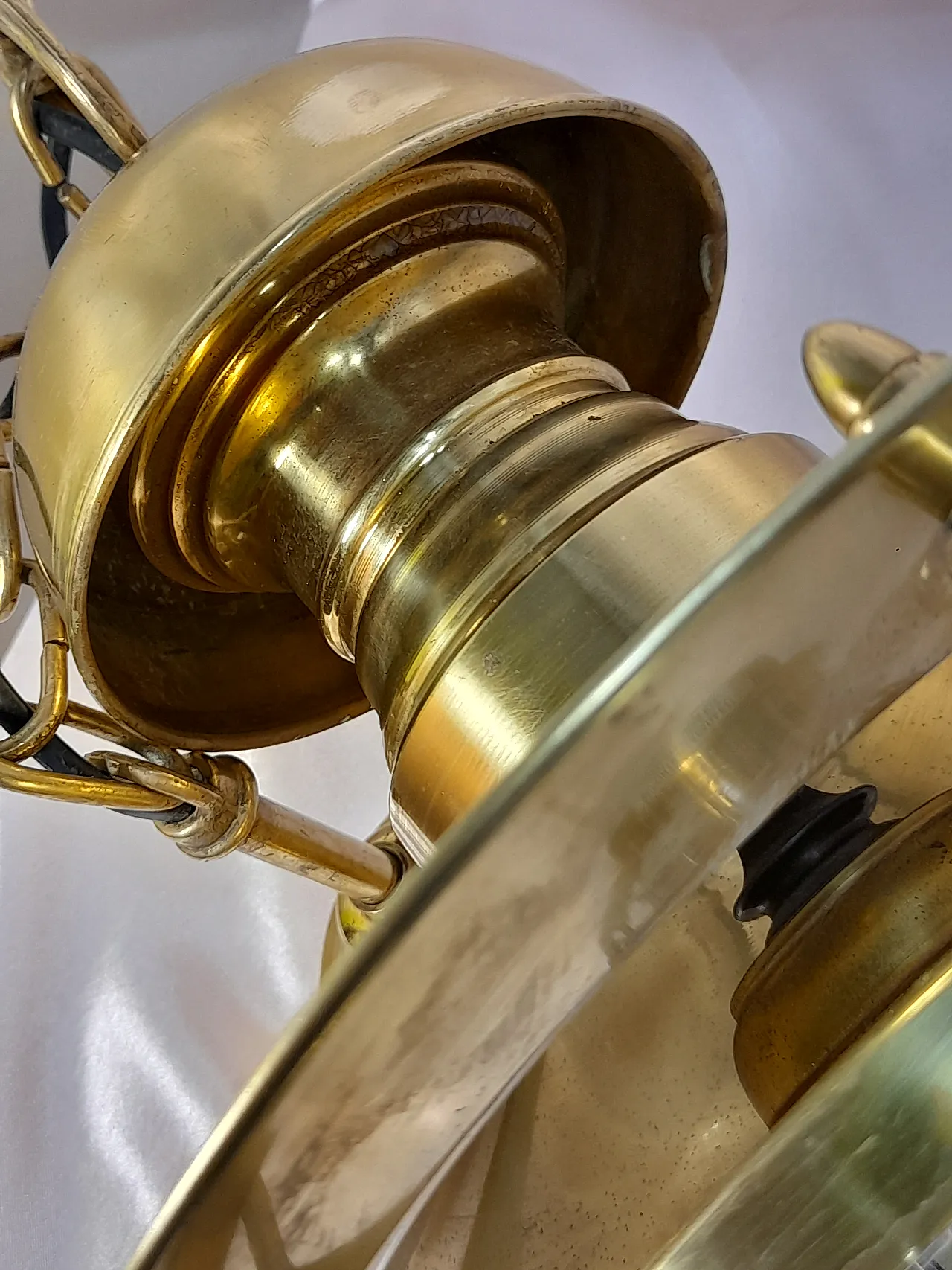 Pair of maritime style lamps, 70s 30