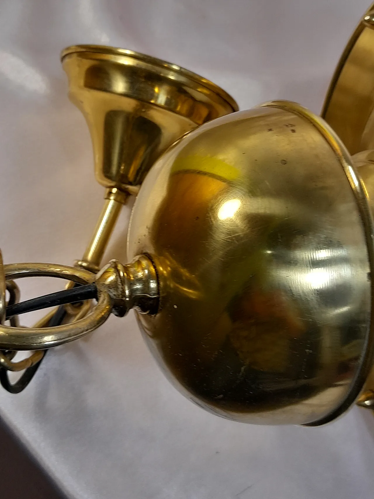 Pair of maritime style lamps, 70s 32