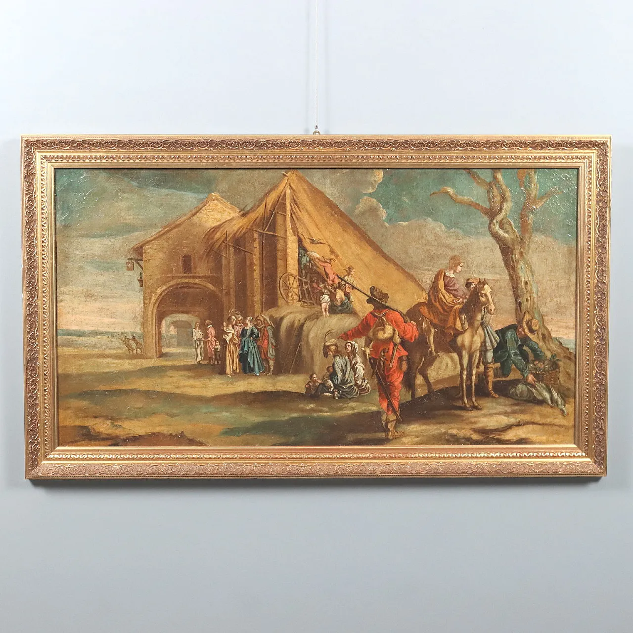 Scene of Popular Life, oil on canvas, 18th century 1