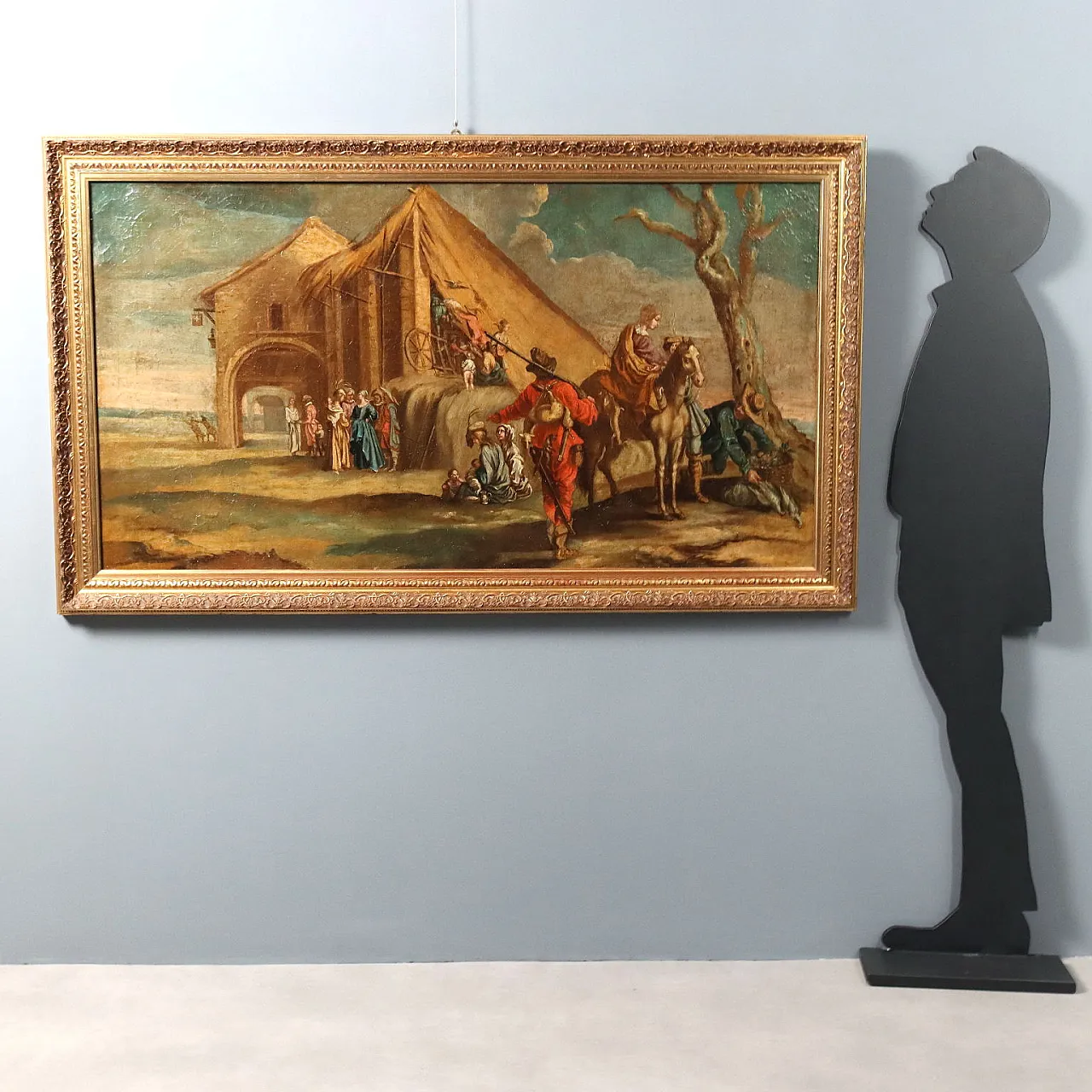 Scene of Popular Life, oil on canvas, 18th century 2
