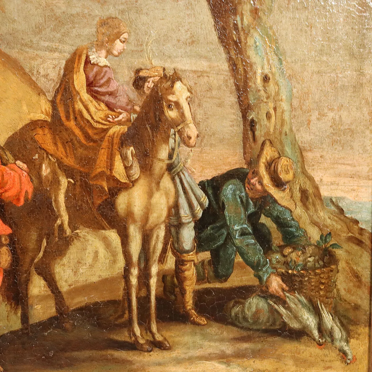 Scene of Popular Life, oil on canvas, 18th century 5