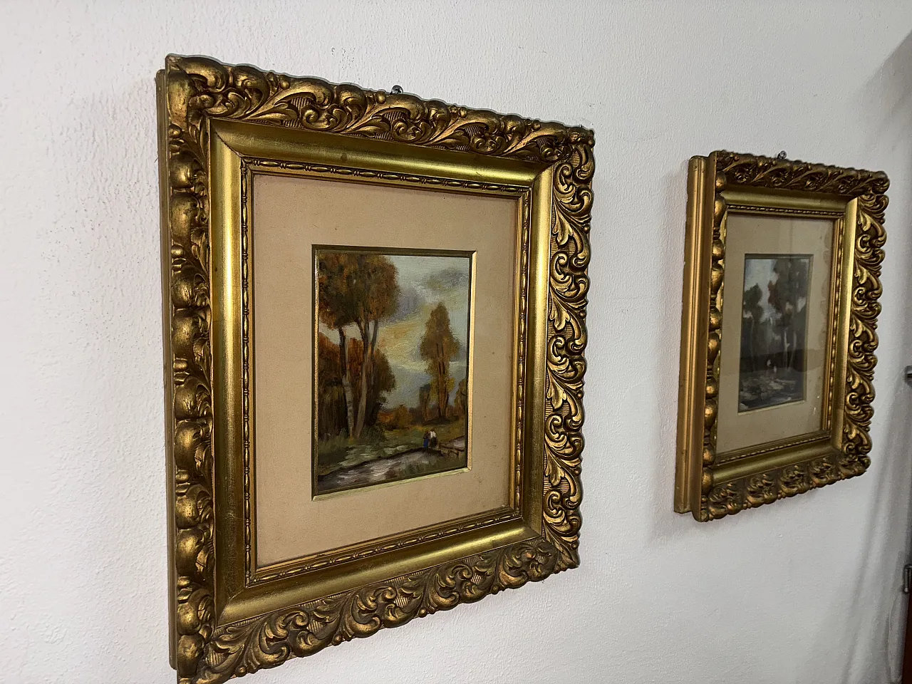 Coppia quadri antichi, primo '900 6