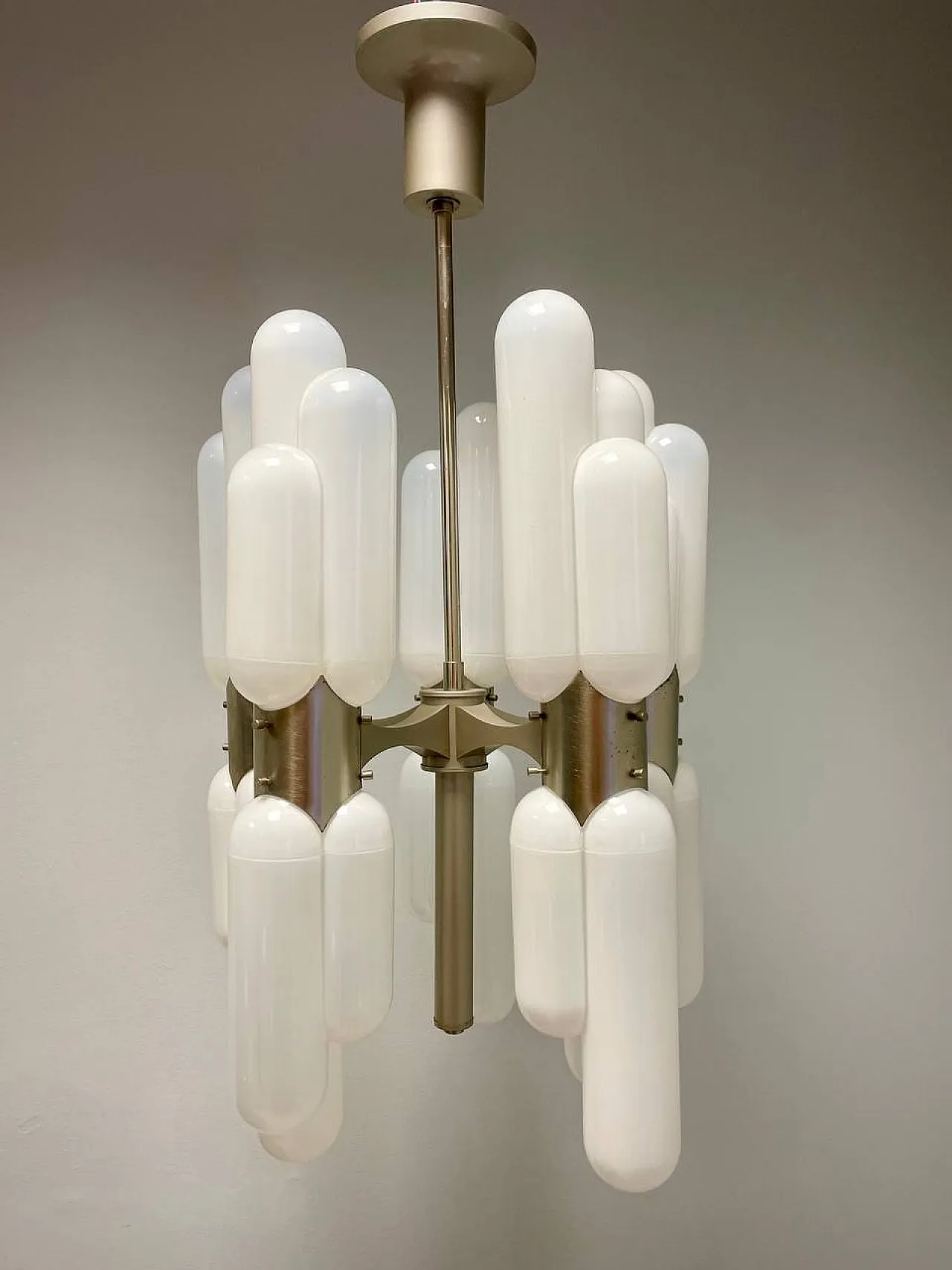 Lampadario Torpedo di Carlo Nason per Mazzega, fine '900 8