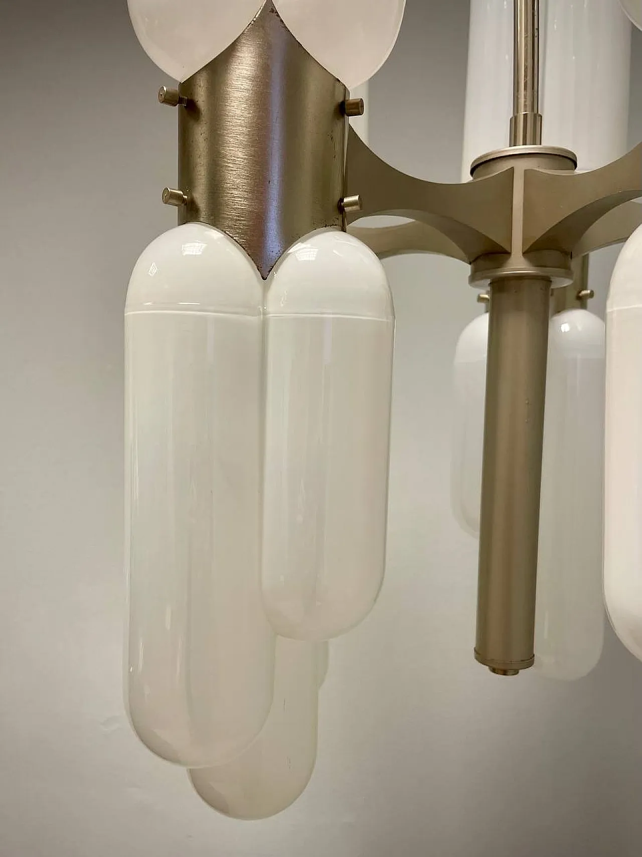 Lampadario Torpedo di Carlo Nason per Mazzega, fine '900 9